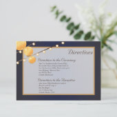 3x5方向カード紙提灯オンブルーチャイニーズ エンクロージャーカード (スタンド正面)