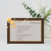 3x5方向カード紙提灯Brow Chinees エンクロージャーカード (スタンド正面)