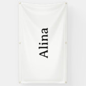 3'x5' 屋外用 オリジナルデザイン 横断幕 (縦)