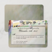 3x5 R.S.V.P.リプライ・カード・メイスン・ジャー・キャンドルホルダー 出欠カード (正面/裏面)