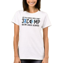 3XCOMP女性のTシャツ – 白