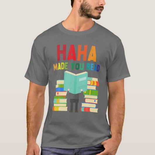 4おもしろい月の先生のための愚か者の日1 4月の愚か者 Tシャツ (正面)