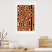 4おもしろい ポスター (キッチン)