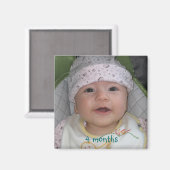 4か月、4か月 マグネット (正面/裏面)