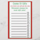 4つのおもしろいクリスマスゲーム チラシ (裏面)