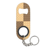 4つのウエファー キーホルダー栓抜き (裏面)