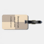 4つのウエファー ラゲッジタグ (裏面横)