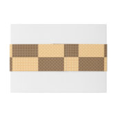 4つのウエファー 招待状ベリーバンド (裏面例)