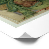 4つのエバンジェリスト、14世紀(vellum) ポスター (角)