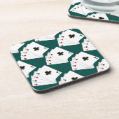 4つのエースのトランプのコースター コースター (左側)