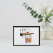 4つのエース、ドリンク、葉巻 名刺 (スタンド正面)