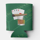 4つのエース、ドリンク、葉巻 缶クーラー (裏面)