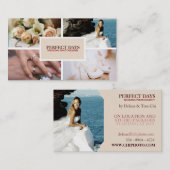 4つのカスタムな写真の結婚式の写真撮影の名刺 名刺 (正面/裏面)