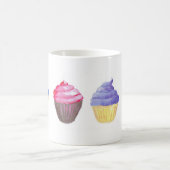 4つのカップケーキのマグ コーヒーマグカップ (中央)
