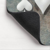 4つのカードのスーツ マウスパッド (コーナー)