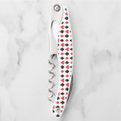 4つのカード図形のパターン ソムリエナイフ (正面)