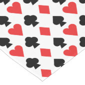 4つのカード図形のパターン ロングテーブルランナー (コーナー)