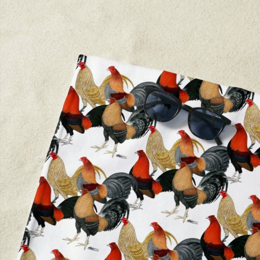 4つのガメコック ビーチタオル (インサイチュ)