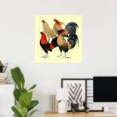 4つのガメコック ポスター (ホームオフィス)