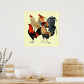 4つのガメコック ポスター (キッチン)