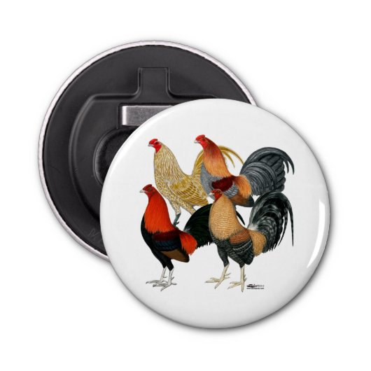 4つのガメコック 栓抜き (正面)