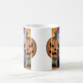 4つのクラシックハロウィーンをテーマにしたキャラクター。 コーヒーマグカップ (中央)