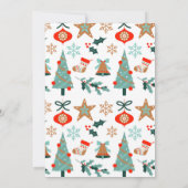 4つのクリスマス4th誕生日パーティーが欲しい 招待状 (裏面)