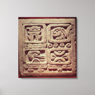 4つのグリフのカレンダー、Toltec キャンバスプリント