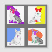 4つのコーギ (正面)