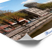 4つのコート&リバーリフィーダブリンシティアイルランド ポスター (角)