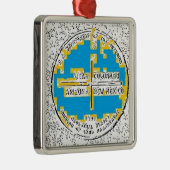 4つのコーナー4人の州 メタルオーナメント (右)