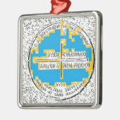 4つのコーナー4人の州 メタルオーナメント (左)