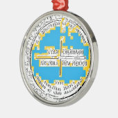 4つのコーナー4人の州 メタルオーナメント (左)