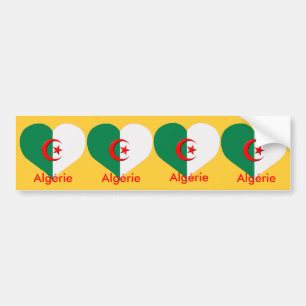 4つのステッカーのcarosserieの自動車algerieアルジェリア バンパーステッカー
