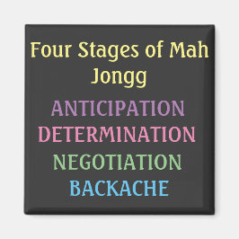 4つのステージのMah Jogg磁石 マグネット