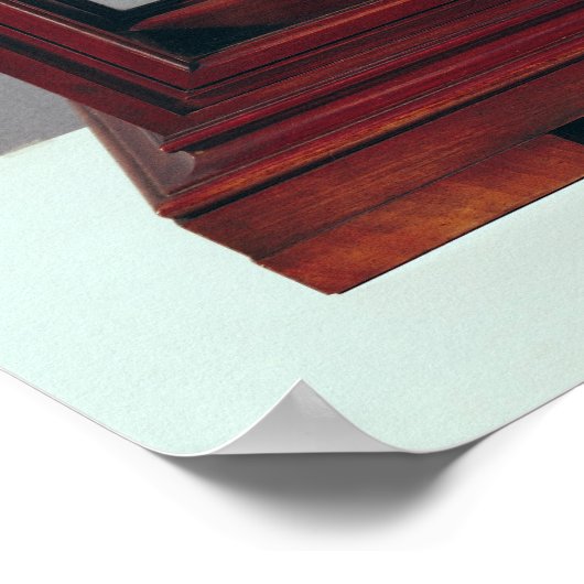 4つのダイヤルとシンボルや象徴 ポスター (角)