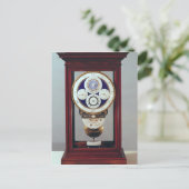 4つのダイヤルとシンボルや象徴 ポストカード (スタンド正面)