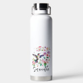 4つのハミングバードのセットフローラリース ウォーターボトル (背面)