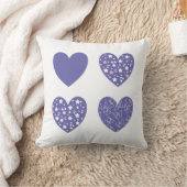 4つのハート クッション (ブランケット)