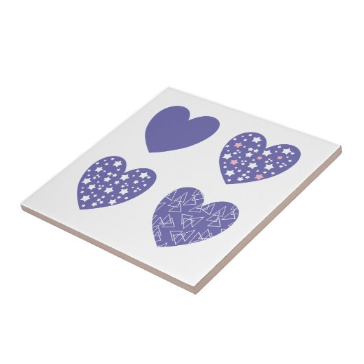 4つのハート タイル (側面)