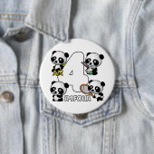 4つのパンドラ(PANDAS)ボタン 缶バッジ (インサイチュ)