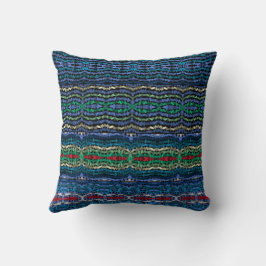 4つのパーツ調和の半透明の交互図形 クッション