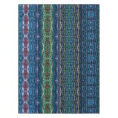 4つのパーツ調和の半透明の交互図形 テーブルクロス (正面)