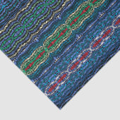 4つのパーツ調和の半透明の交互図形 薄葉紙 (詳細)