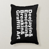 4つのヒップホップ アクセントクッション (正面(垂直))