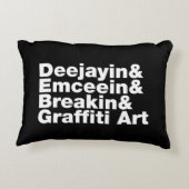 4つのヒップホップ アクセントクッション (裏面)