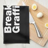 4つのヒップホップ キッチンタオル (四つ折り)