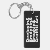 4つのヒップホップ キーホルダー (正面左)