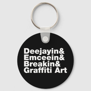 4つのヒップホップ キーホルダー