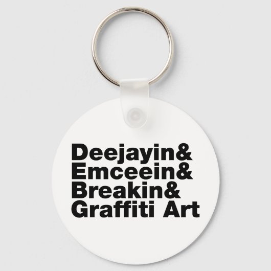 4つのヒップホップ キーホルダー (正面)
